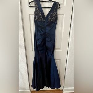 blue formal dress